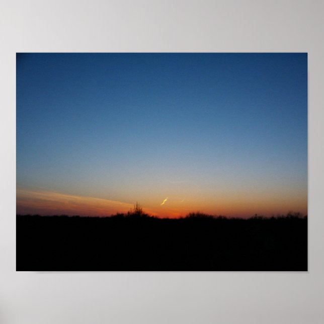 West Texas Sunset Poster (Front)