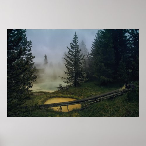 WEST THUMB HOT SPRINGS POSTER