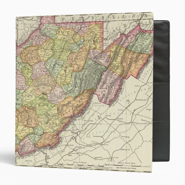 West Virginia 3 Ring Binder (Front/Inside)