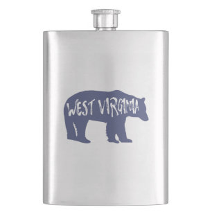 West Virginia Bear Flask