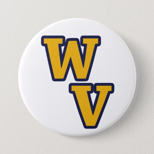 West Virginia Blue and Gold Pride Button