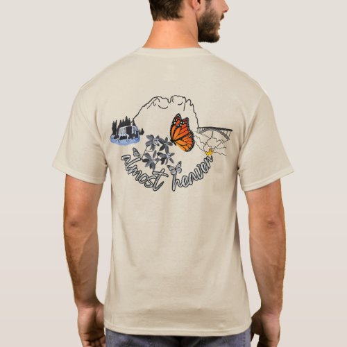 West Virginia Butterfly T_Shirt