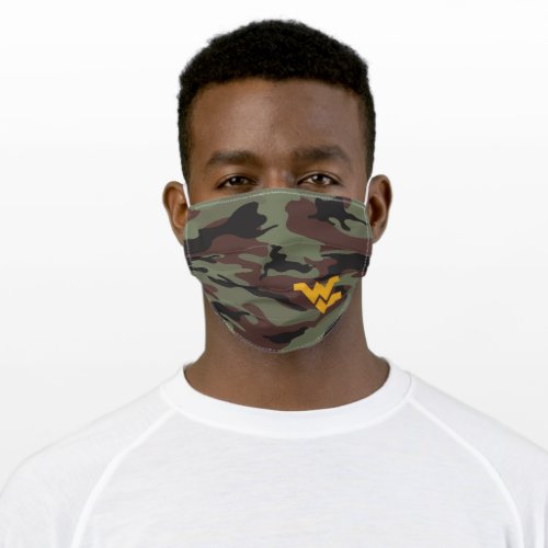 West Virginia  Camo Pattern Adult Cloth Face Mask