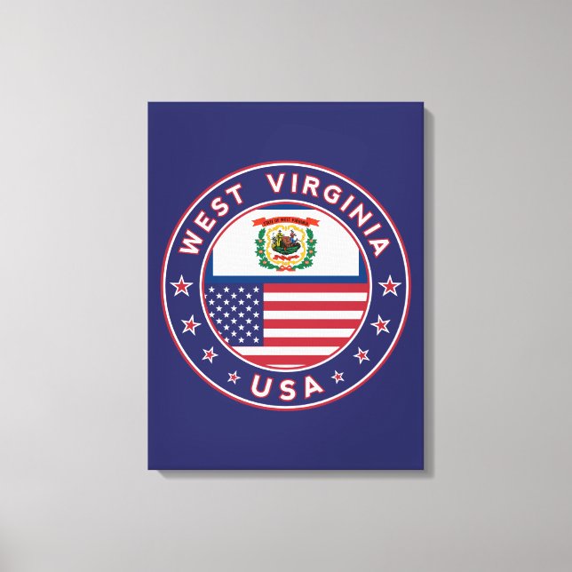 West Virginia Canvas Print (Front)