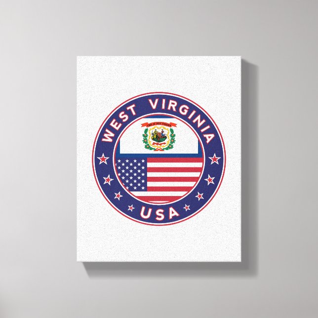 West Virginia Canvas Print (Front)