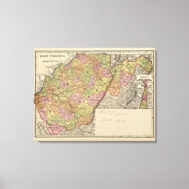 West Virginia Canvas Print (Front)
