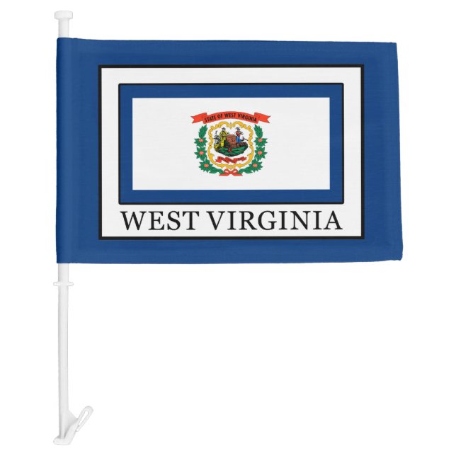 West Virginia Car Flag (Front)