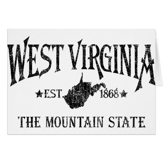 West Virginia Cards (Front Horizontal)