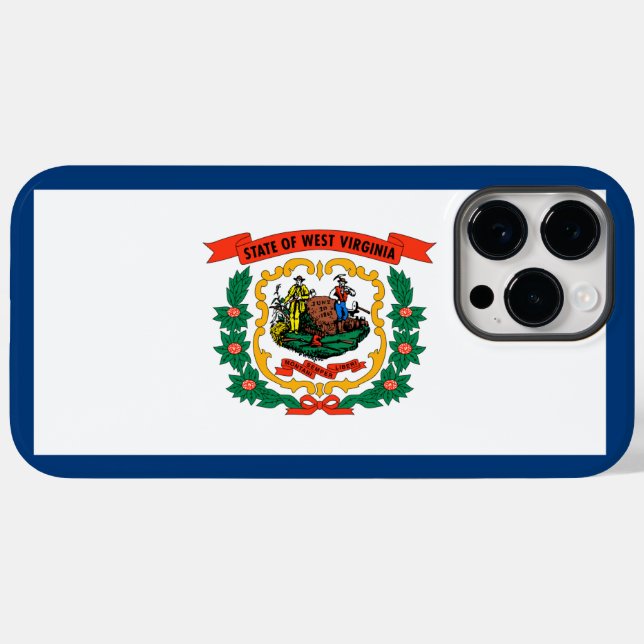 West Virginia Case-Mate iPhone Case (Back (Horizontal))