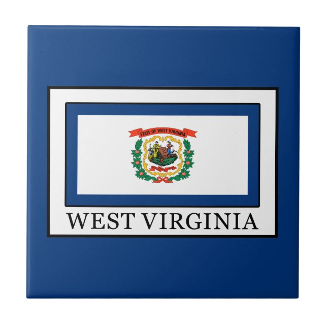 West Virginia Ceramic Tile (Front)