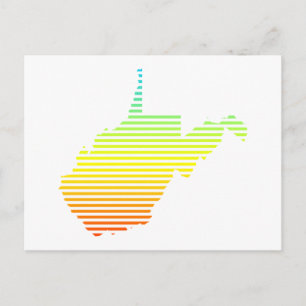 west virginia chill fade postcard
