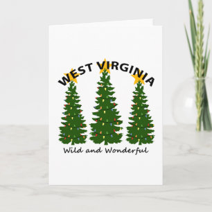West Virginia Christmas Holiday Card