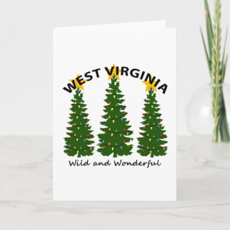 West Virginia Christmas Holiday Card