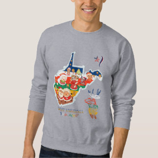 West Virginia Chritmas Sweatshirt