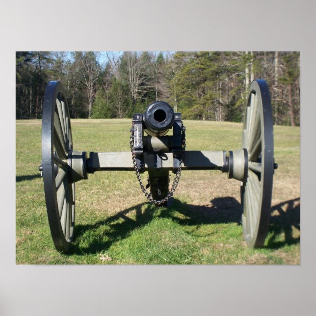 West Virginia Civil War Union Cannon Print (Front)