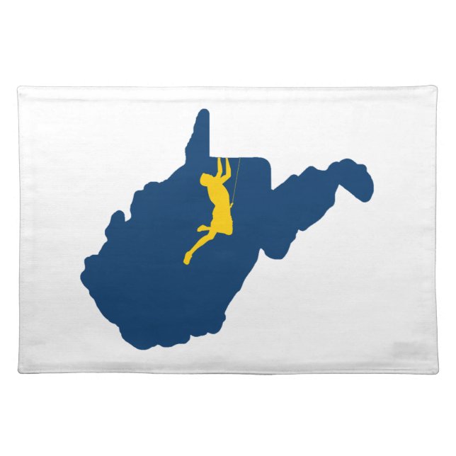 West Virginia Climbing Placemat (Front)