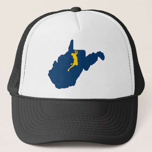 West Virginia Climbing Trucker Hat