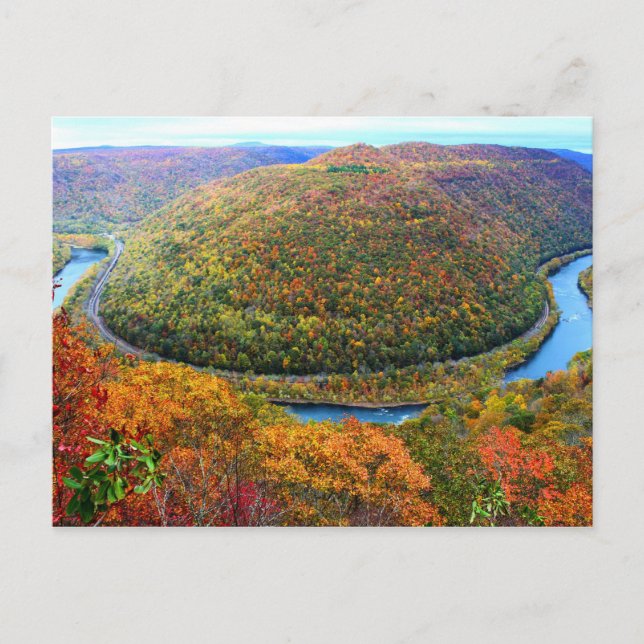 West Virginia Customizable Postcard (Front)