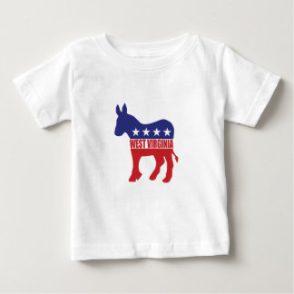 West Virginia Democrat Donkey Baby T-Shirt