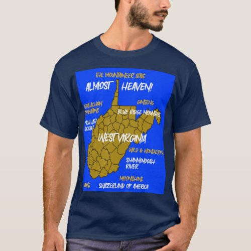 West Virginia design T_Shirt