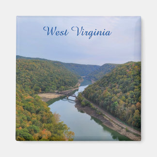 West Virginia fall Magnet