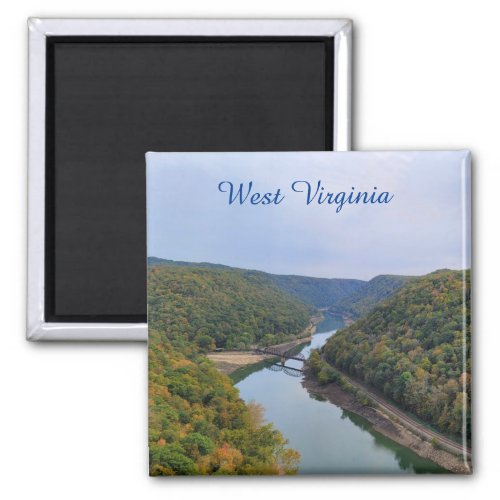 West Virginia fall Magnet