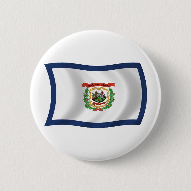 West Virginia Flag Button (Front)