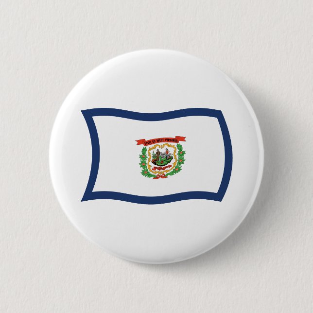 West Virginia Flag Button (Front)