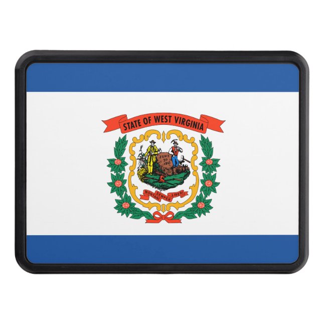 West Virginia flag Hitch Cover (Front)