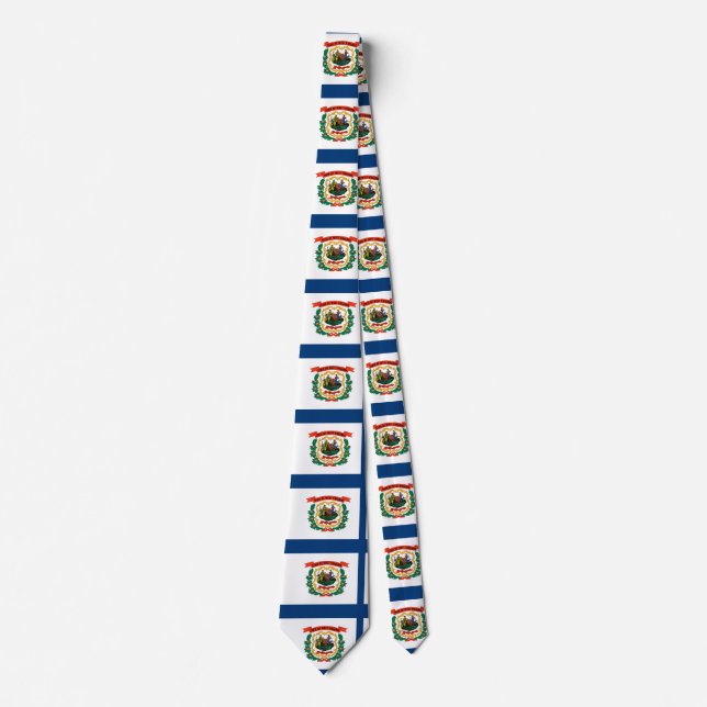 West Virginia Flag Neck Tie (Front)