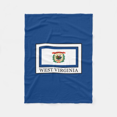 West Virginia Fleece Blanket