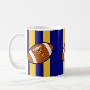 West Virginia Football Blue and Gold Pride Coffee Mug