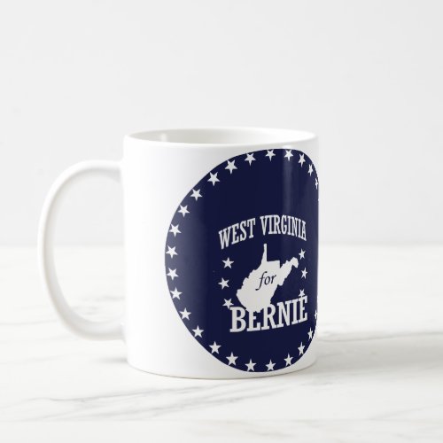 WEST VIRGINIA FOR BERNIE SANDERS COFFEE MUG