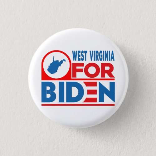 WEST VIRGINIA For Biden Button