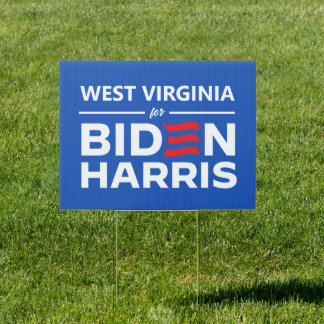 West Virginia for Biden Harris Sign