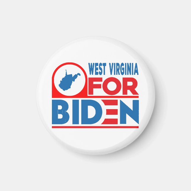 WEST VIRGINIA For Biden Magnet (Front)