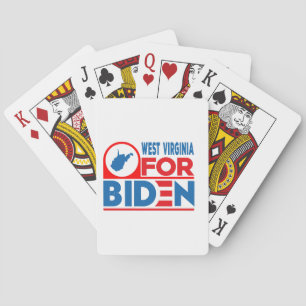WEST VIRGINIA For Biden Poker Cards