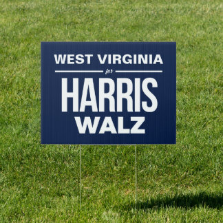 West Virginia for Harris Walz Sign