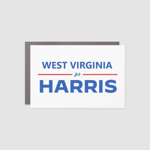 West Virginia for Kamala Harris Car Magnet