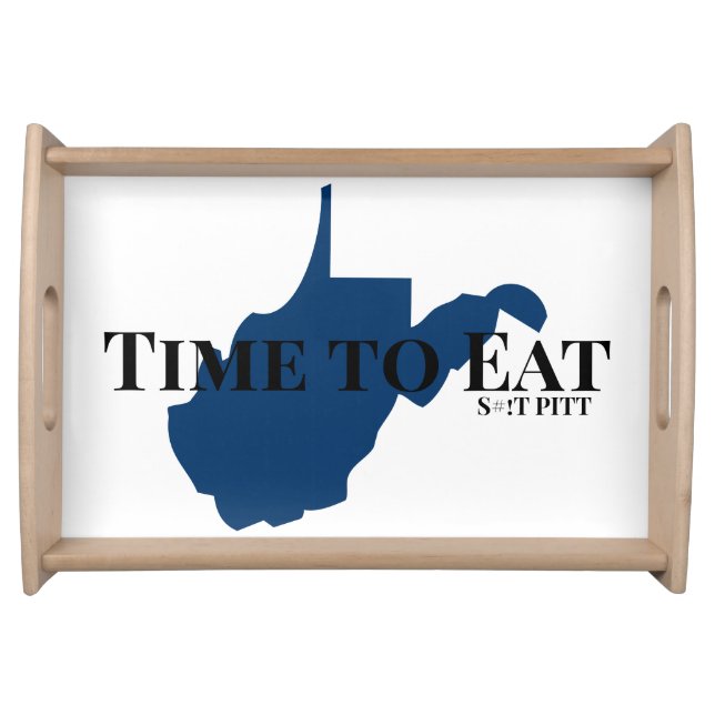West Virginia Funny Serving Tray (Front)