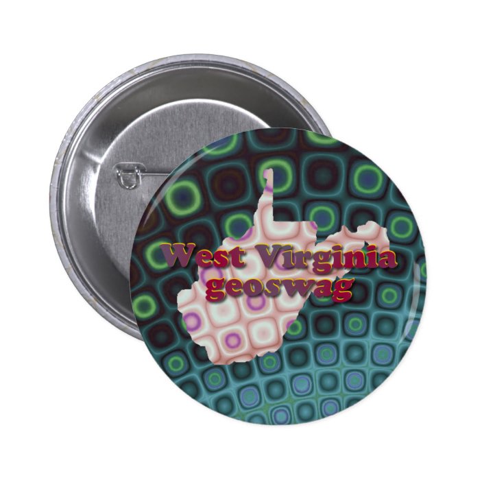 West Virginia Geoswag Swags Geocaching Gifts Pin