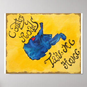 West Virginia Has My Heart Poster