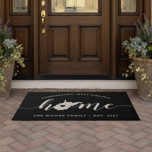 West Virginia Home State Personalized Doormat (Creator Uploaded)