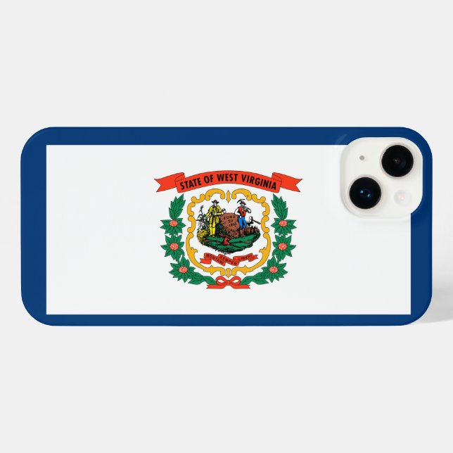 West Virginia iPhone Case (Back Horizontal)