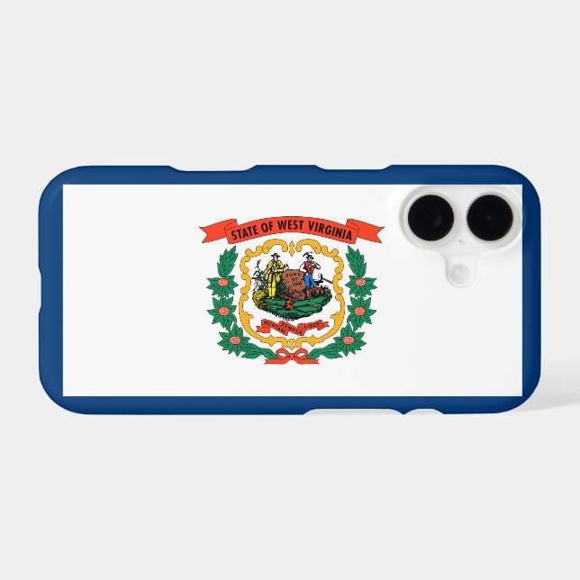 West Virginia iPhone Case (Back Horizontal)