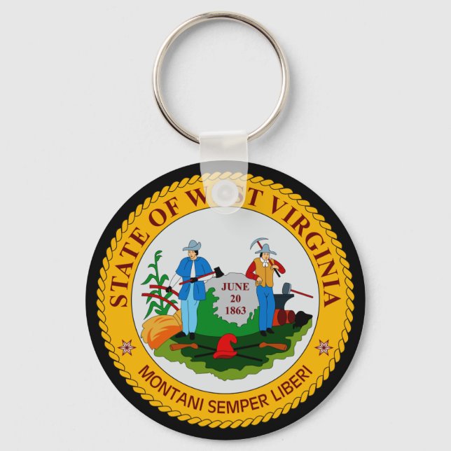 WEST VIRGINIA KEYCHAIN (Front)