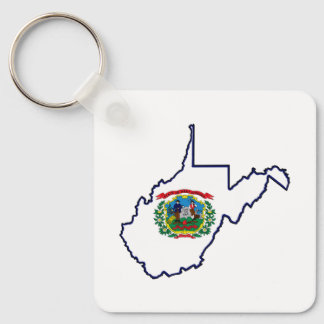 West Virginia Keychain
