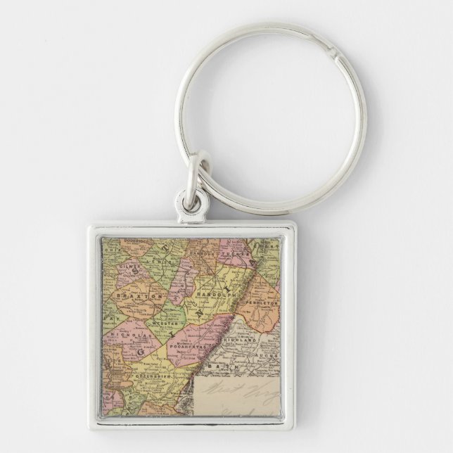 West Virginia Keychain (Front)