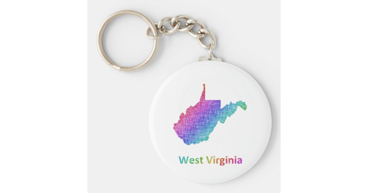 West Virginia Keychain