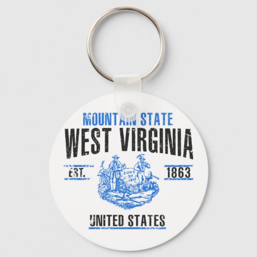 West Virginia Keychain